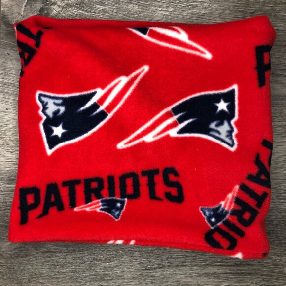 NFL New England Patriots Pats neck gaiter neck warmer fleece Scarf Tube Earmuff - Picture 2 of 9